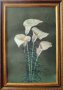 Картина, цветя, худ. Димитър Онбешев (1906-1973), снимка 1 - Картини - 43300041