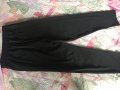 Нов черен спортен панталон с бели кантове, снимка 3