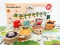 НОВА! Дървена низанка / игра нанизванка с пъзел, снимка 6