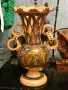 Антикварна ваза ceramica maiolica, снимка 1