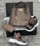 Дамска чанта портфейл и сандали Louis Vuitton код 114