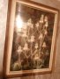  С. Дачев стара Картина с макове в рамка С. Дачев , снимка 3