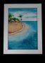 Екзотичен остров, авторски акварел, картина, снимка 1 - Картини - 43062681