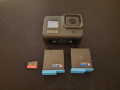 GoPro Hero 8 Black Camera Две Батерии 128GB SD Card Много Аксесоари, снимка 1 - Камери - 44879699