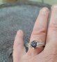 Дамски сребърен пръстен с камък мистик топаз.Състояние ново! , снимка 3