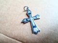 Старинен Сребърен Кръст,с Ниело-Царска Русия, снимка 6