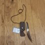 Нов неупотребяван испански нож Жокер за дране с дръжка цял еленов рог, снимка 1 - Ножове - 44119934