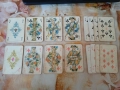 Немски стари карти за игра ROKOKO 160, оригинал COEUR DDR, снимка 3