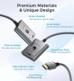 WARRKY HDMI Switch 2-в-1 – двупосочен HDMI превключвател 4K@60Hz с вграден 1 м кабел, снимка 7