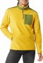 Мъжко поларено горнище за всекидневна употреба Жълто, снимка 2