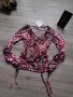 Нова розова памучна блуза на намаление
