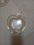 4 бр стъклени купички във формата на ябълка, снимка 2
