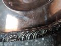 старо посребрено плато арт деко, снимка 5