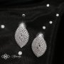 Лускозен дамски комплект бижута с кристали от 3 части AURORA, снимка 6