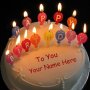 Happy Birthday честит Рожден ден свещи букви за торта парти рожден ден украса декор