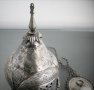 Старинно кандило сребро 19 век, снимка 8
