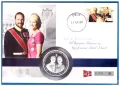ПОСРЕБРЕН ПЛАКЕТ В НУМИЗМАТИЧЕН ПЛИК (NUMISBRIEF)-НОРВЕГИЯ, снимка 1