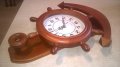голяма котва с рул-дървена с часовник-42х31х6см-внос холандия, снимка 10