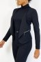 Дамско сако (блейзър) с ревер и джобове с цип, 3цвята - 024, снимка 11