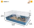 Оборудвана клетка за Хамстери и Мишки 57,5 x 31 x h 21,5 cм. - Ferplast CRICETI 11 - Модел: 57011411, снимка 1