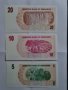 ZIMBABWE 🇿🇼  5,10, & 20 DOLLARS 2007 год. UNC , снимка 2