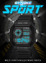 SYNOKE Мъжки цифров часовник спортен многофункционален водоустойчив, снимка 2