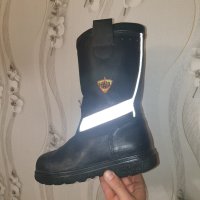 Пожарникарски/работни предпазни обувки  ботуши Haix  Gore Tex номер  39 , снимка 11 - Мъжки ботуши - 31765228