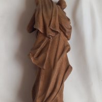 дървена статуетка дърворезба Богородица с Младенеца, снимка 1 - Статуетки - 44140303