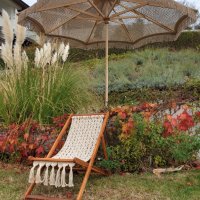 Плетени чадъри тип макраме за градина, плаж, ресторант или бийч бар, снимка 6 - Градински мебели, декорация  - 43956841