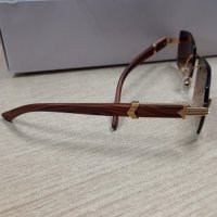 Кафяви очила без рамки 2023, снимка 2 - Слънчеви и диоптрични очила - 40315165