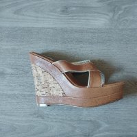  Дамски чехли от естествена кожа STEVE MADDEN , снимка 3 - Чехли - 39960951