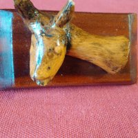 Настолно дървено магаренце, снимка 1 - Сувенири от дърво - 28570498