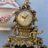 Каминен часовник в стил Барок от средата на 20в., снимка 4 - Други - 13545431