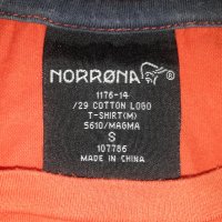 Norrona Cotton Logo T-Shirt (S) спортна тениска , снимка 5 - Тениски - 32512489