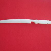 Страхотен нож за писма от слонова кост 19 век , снимка 5 - Колекции - 37991899
