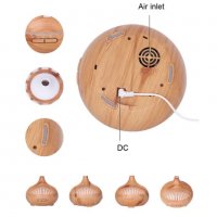 Арома дифузер STELS L3057, Овлажнител за въздух, Светло дърво, 400 мл, снимка 6 - Овлажнители и пречистватели за въздух - 40232655