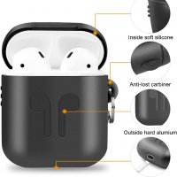 Нов Защитен Метален калъф за корпуса кутия на слушалки Apple Airpods 1 и 2, снимка 6 - Други - 33615762