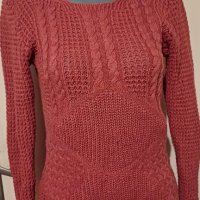 ДАМСКА ПЛЕТЕНА БЛУЗА - Размер S / M , снимка 2 - Блузи с дълъг ръкав и пуловери - 43809909