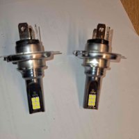  2Pcs LED Headlight  bulbs H4 6000K ,2 броя лед крушки , снимка 4 - Аксесоари и консумативи - 43929270