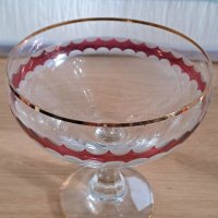 Винтидж чаши от калиево стъкло , снимка 3 - Антикварни и старинни предмети - 43241099