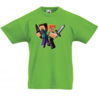 Детска тениска майнкрафт Minecraft 6, снимка 3 - Детски тениски и потници - 32938748