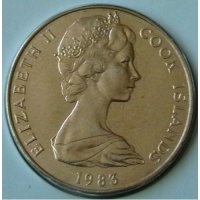 1 долар 1983, Острови Кук, снимка 2 - Нумизматика и бонистика - 38644936