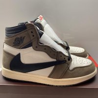 Nike Air Jordan 1 "Travis Scott" Мъжки/Дамски Кецове+ Кутия , снимка 3 - Кецове - 30098029