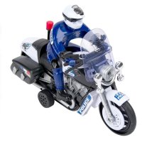Играчка Полицейски мотоциклет с водач, снимка 1 - Коли, камиони, мотори, писти - 43103067