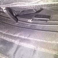 Guess мъжка чанта маркова за през рамо лаптоп естествена кожа -промазан плат 37х27х9см като нова, снимка 14 - Чанти - 39245090