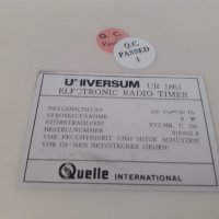 Радио чесовник UNIVERSUM  Electronic Radio Timer UR1863

Germany, снимка 10 - Радиокасетофони, транзистори - 43970750