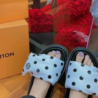 Дамски чехли LOUIS VUITTON (35-40) - реплика, снимка 2 - Чехли - 37412460