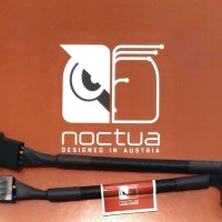 Noctua Сплитер за вентилатори 4pin Fan splitter 10cm, снимка 3 - Кабели и адаптери - 43020831
