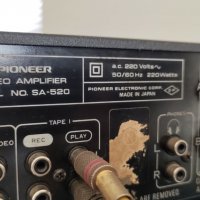 Усилвател Pioneer SA-520, снимка 7 - Ресийвъри, усилватели, смесителни пултове - 39778650