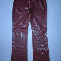 Панталон от PVC- в бордо M,L/ 42, снимка 2 - Панталони - 43346929
